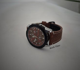 ساعت طرح CASIO EDIFICE- کاسیو طرح کورنو، صفحه و بند قهوه ای رنگ