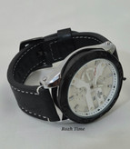 ساعت طرح CASIO EDIFICE- طرح کورنو، صفحه و بند زرشکی چرم صنعتی