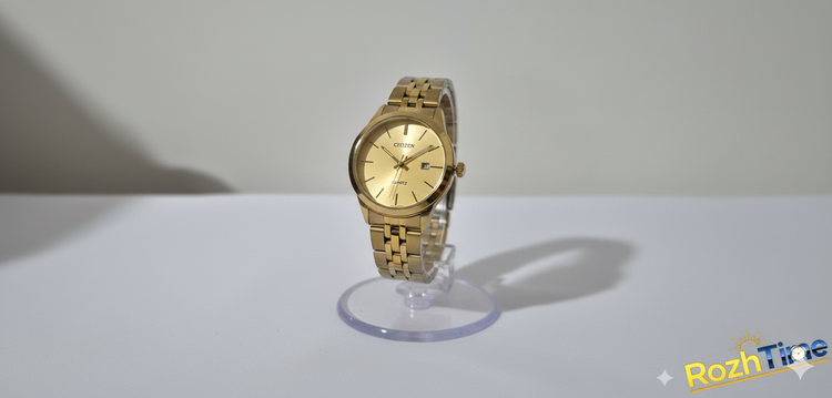 ساعت مچی زنانه سیتیزن صفحه و بند طلایی فلزی