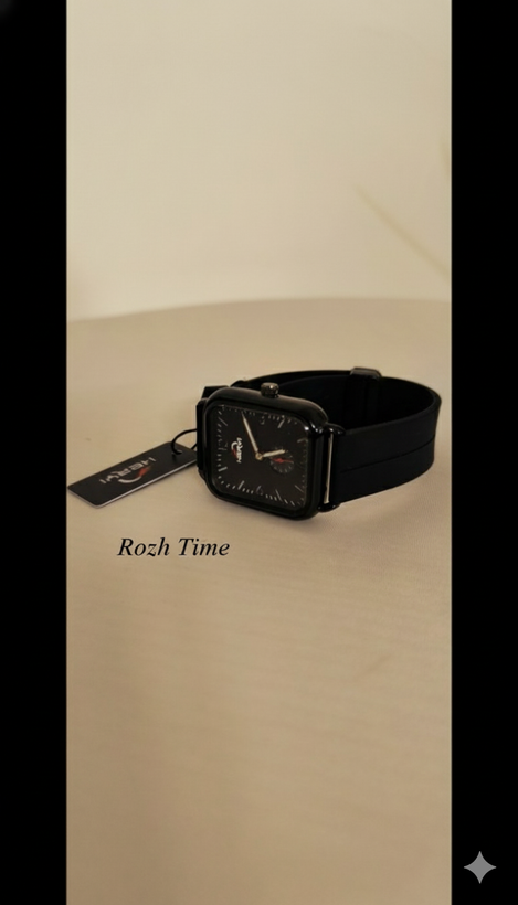 ساعت هری HERYI مستطیلی رنگ مشکی