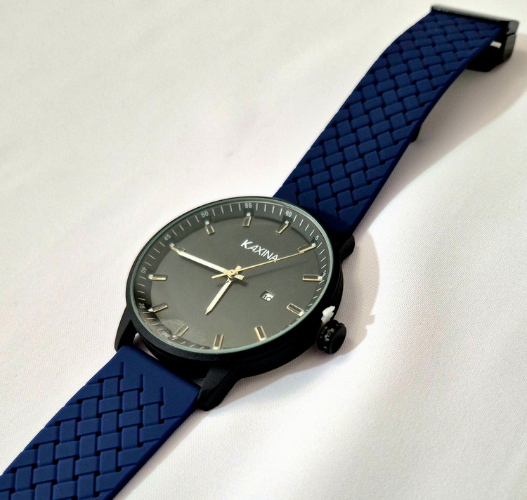 ساعت مردانه کاکسینا بند سلیکونی قفل مگنتی -طراحی مینیمال و شیک - سرمه ای