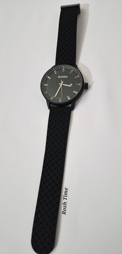 ساعت مردانه کاکسینا بند سلیکونی قفل مگنتی -طراحی مینیمال و شیک - مشکی