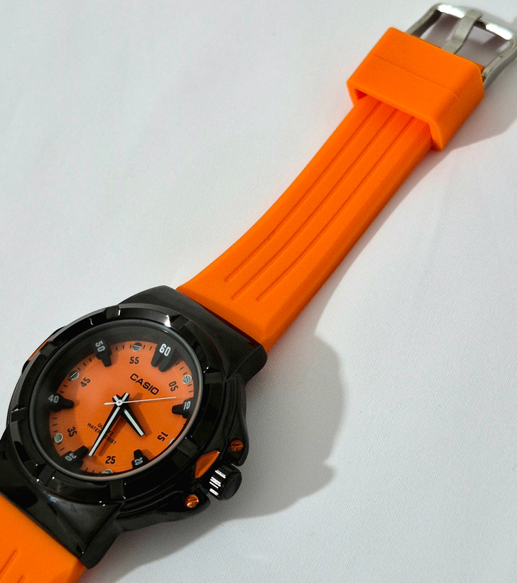 ساعت اسپرت کاسیو G SHOCK (جی شاک) بند رابر - نارنجی