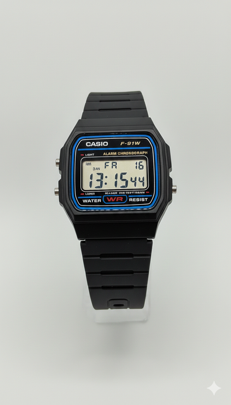 ساعت اسپرت کاسیو F91W-1DG